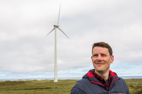 Andy Wright manages the Tiree Community Development Trust
